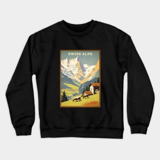 Swiss Alps Crewneck Sweatshirt